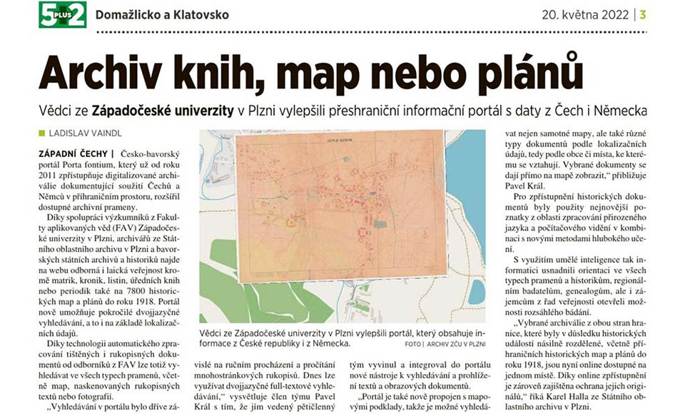 Archiv knih, map nebo plánů