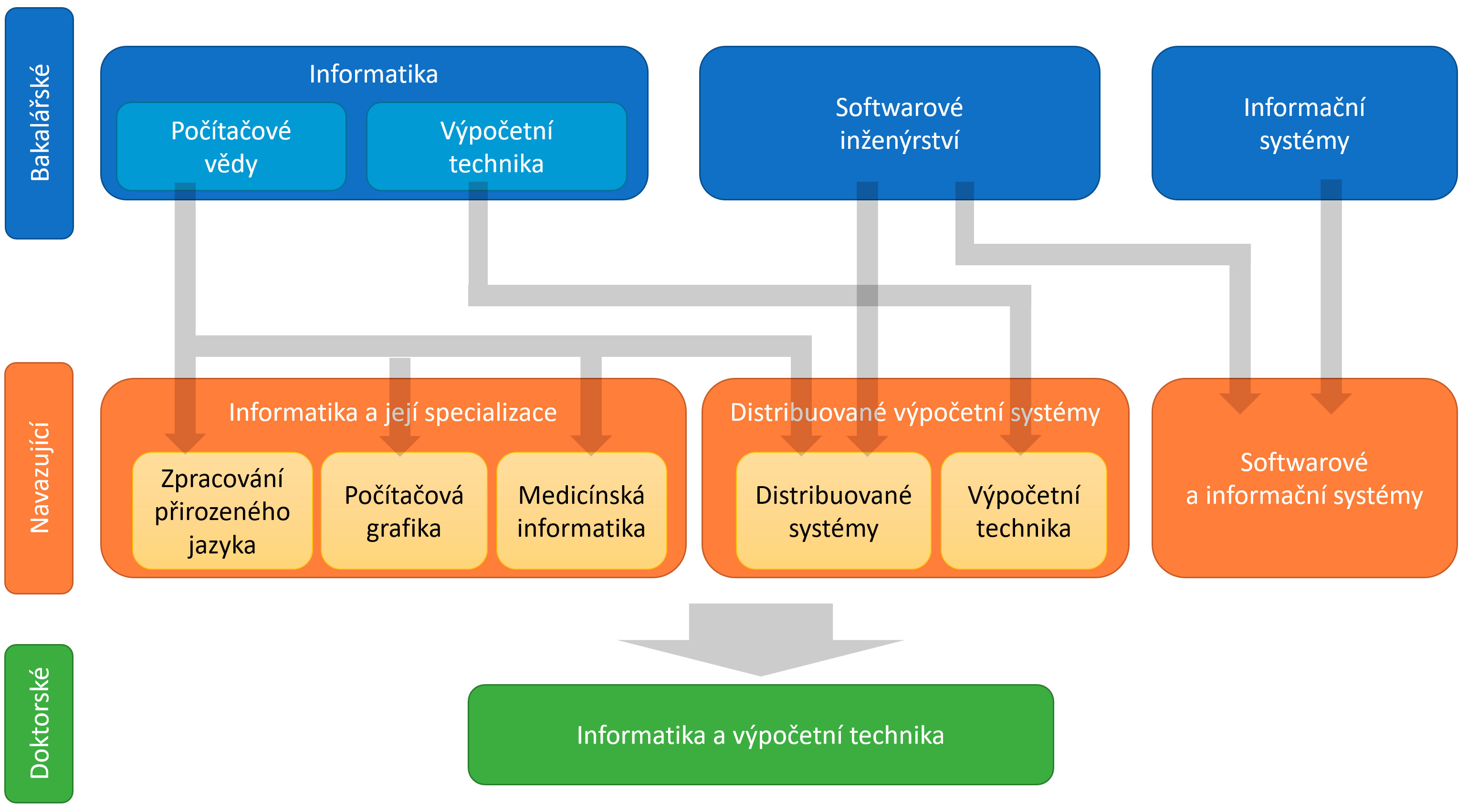 Doporučený průchod studiem