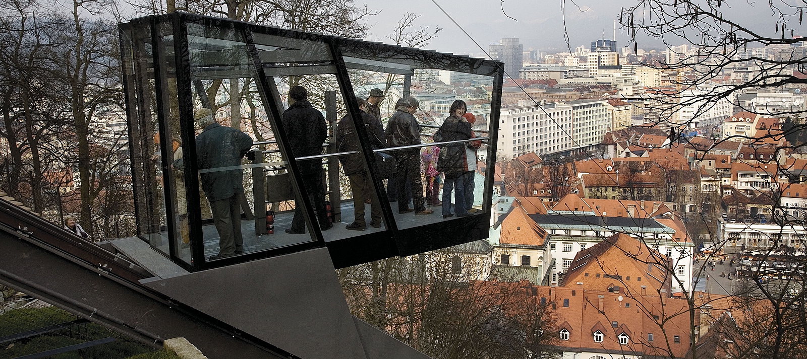 Ljubljana: The funicular
