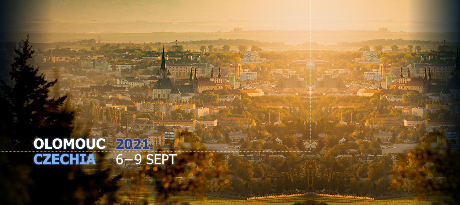 Olomouc: Evening outlook onto the whole city